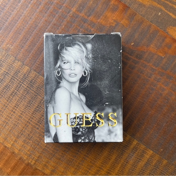 Card game Guess Marciano Schiffer Casta Lefebure Bruni Smith Mulder Shana - Picture 2 of 6